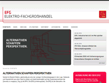 Tablet Screenshot of efg-gruppe.de